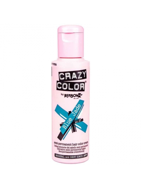 Coloration Semi Permanente Pour Cheveux Crazy Color Blue Jade