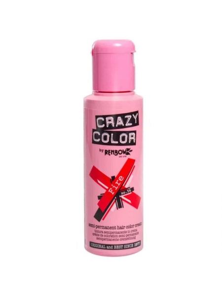 Coloration Semi Permanente Pour Cheveux Crazy Color Fire