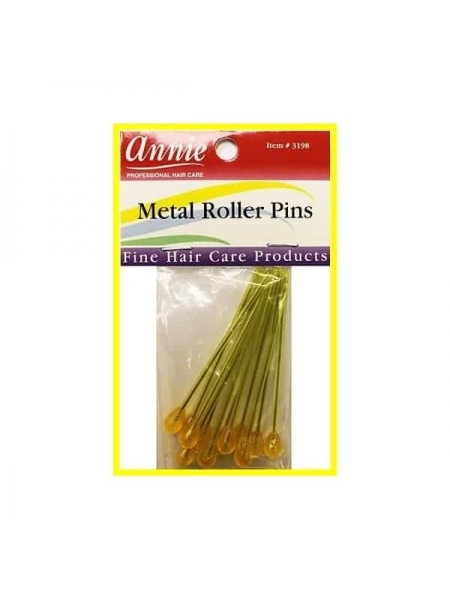 Pics Métalisés Pour Bigoudis X12 "Metal Roller Pins"