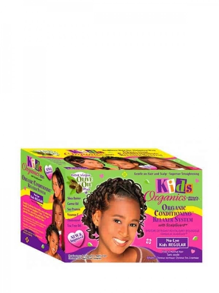 Kids Organics Conditioning No Lye Relaxer System Regular Kit Africa's Best