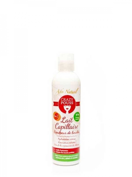 Lait Capillaire 4 En 1 Repulpeur De Boucles 250 Ml Crazy Pouss