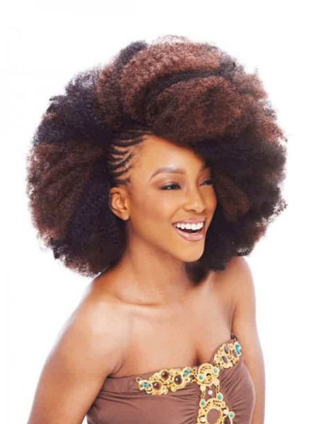 JANET natte 4C 2xCRINKLY AFRO KINKY 24"