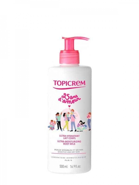 Lait Corps Ultra-hydratant Topicrem 500ml