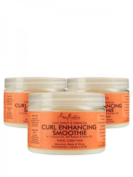 Lot De 3 Coconut & Hibiscus Curl Enhancing Smoothie 340ml Shea Moisture