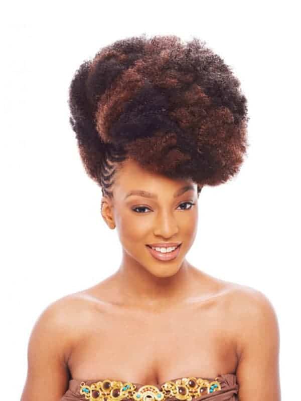 JANET natte 4C 2xCRINKLY AFRO KINKY 24"