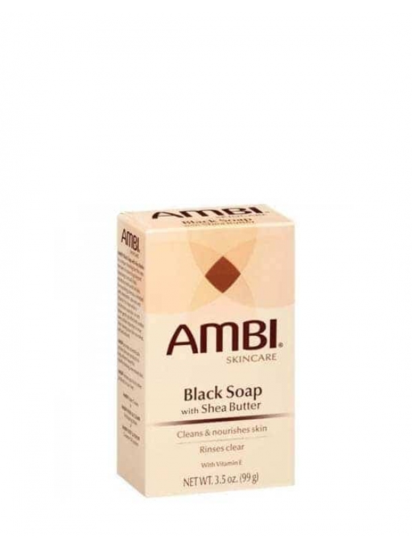 Savon Noir Au Beurre De Karité 99g Ambi Skin Care