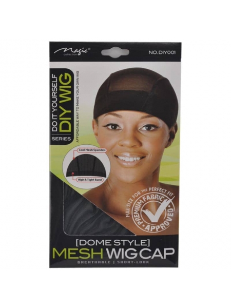 Mesh Dome Wig Cap Cool Mesh Spandex With Wide Elastic Band by Magic Collection
